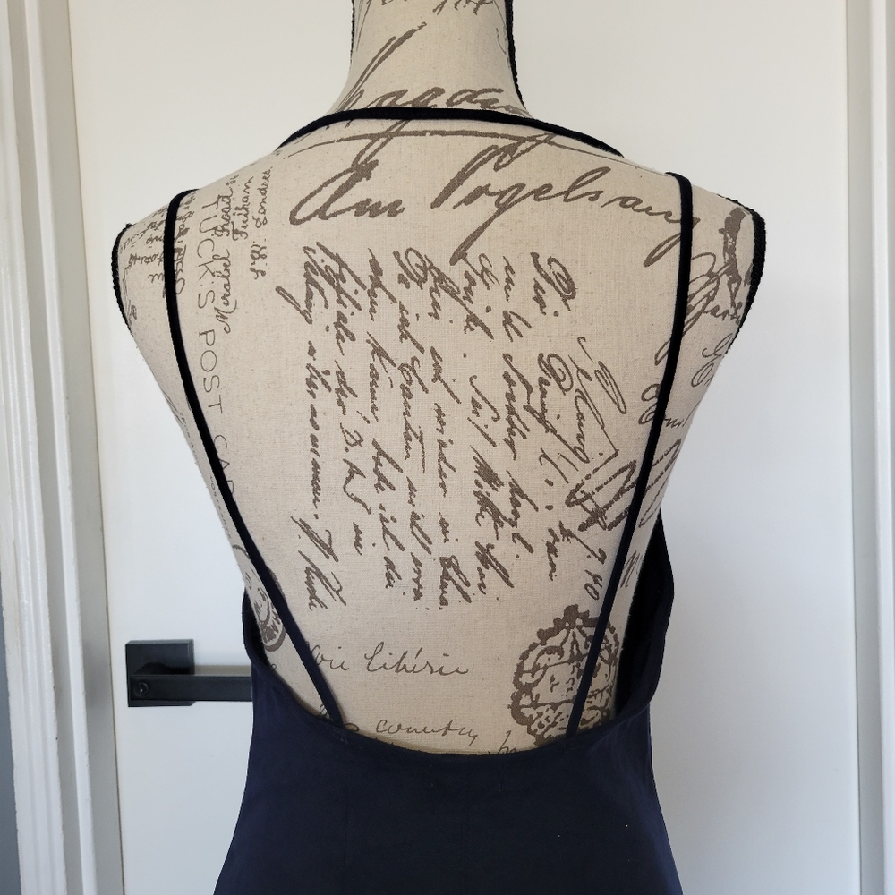 Intimately Free People Navy Vegan Suede Sexy Mini Dress Size M - Picture 12 of 12